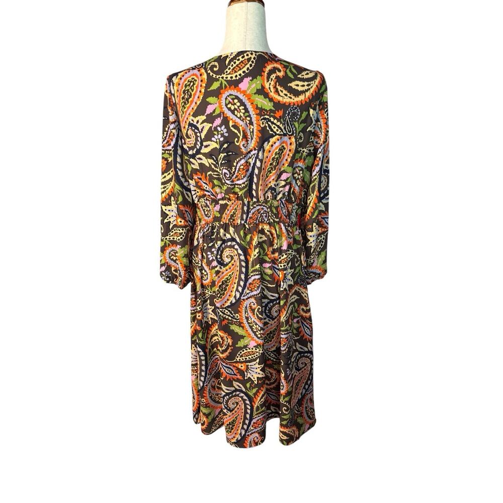 Belle Boho by Kim Gravel Women's Size MP Rustic Paisley Dress - Picture 5 of 9